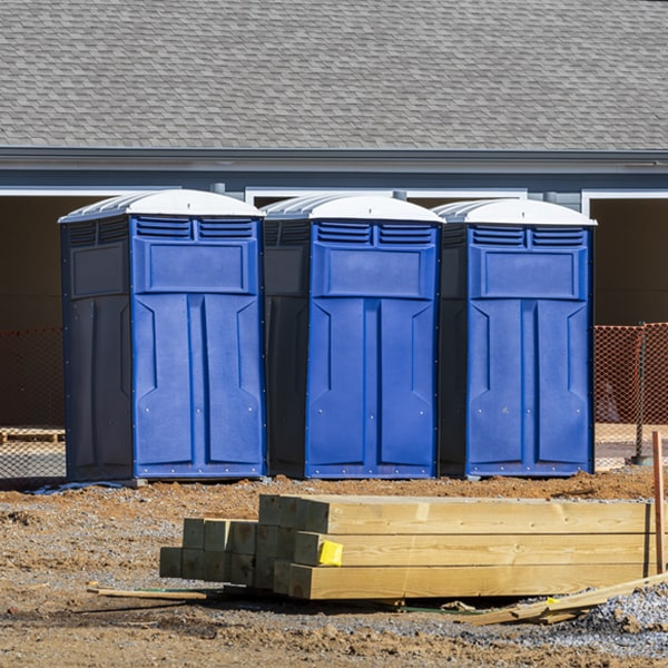 what is the cost difference between standard and deluxe portable toilet rentals in Big Creek Michigan